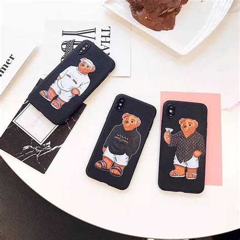 gucci bear iphone xr case|iPhone 6 Gucci wallet case.